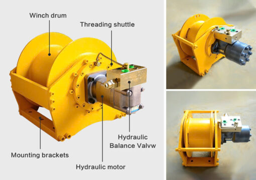 Tời thủy lực 5 tấn - 10 tấn